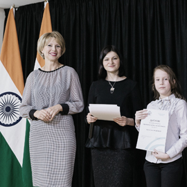 Студенты посетили посольство Индии
