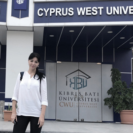 Выпускница ИГУМО преподает в Cyprus West University
